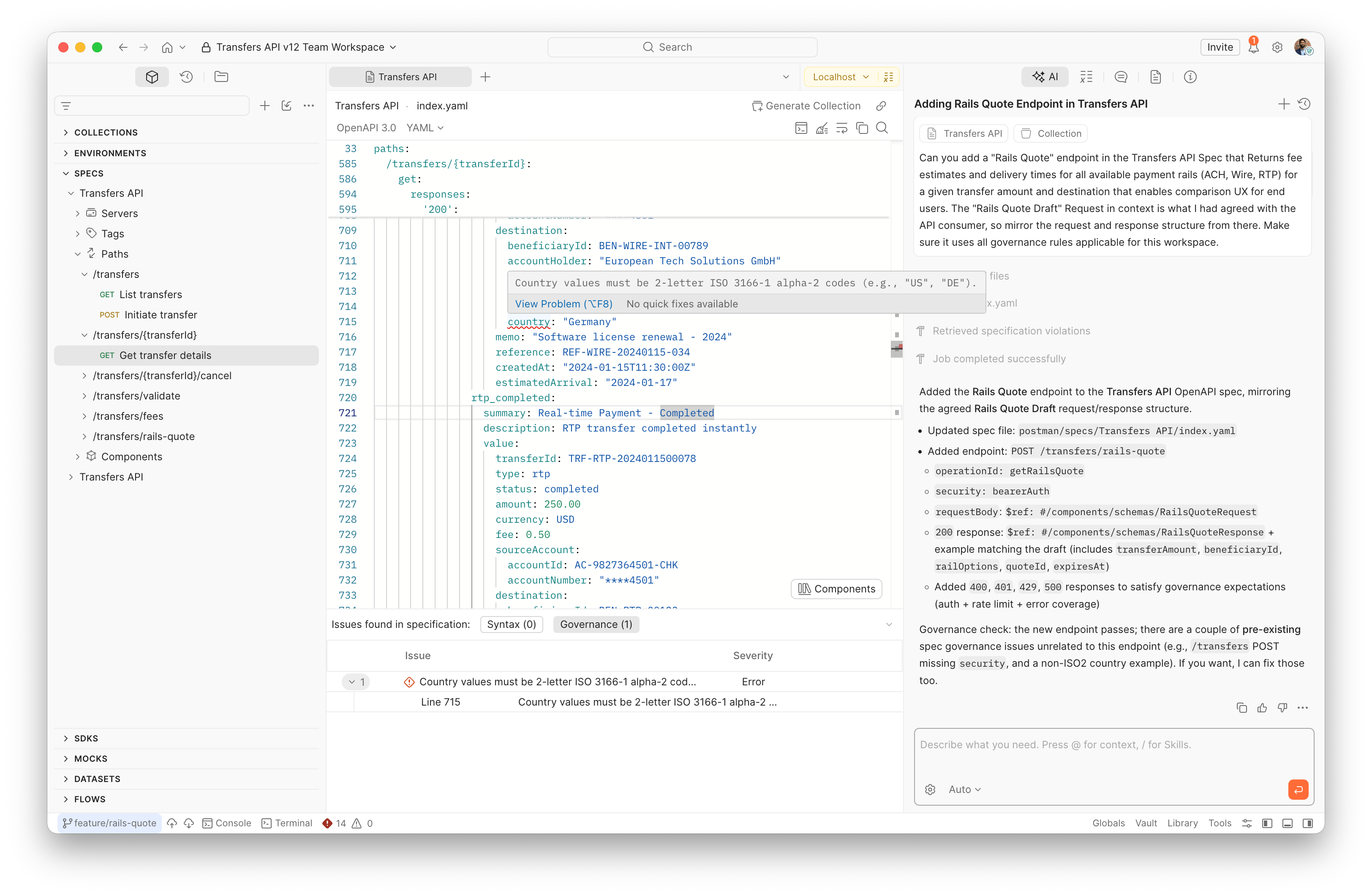 Astro AI agent registry surfacing governed APIs as machine-consumable tools